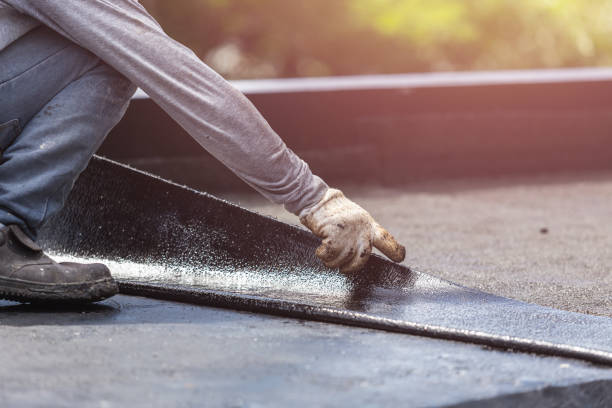 Professional Waterproofing technician working in Leipsic, OH